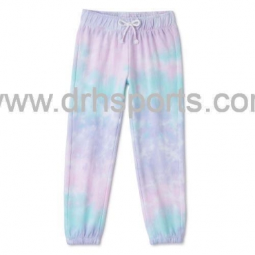 vanilla Star Girls Tie Dye French Terry Jogger Sweatpants Manufacturers, Wholesale Suppliers in USA